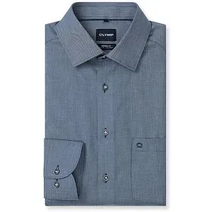 OLYMP Hemd Regular Fit  dunkelblau   40 Herren