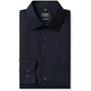 OLYMP Hemd Modern Fit dunkelblau   45 Herren