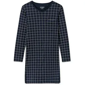 SCHIESSER Nachthemd nachtblau blau   56 Herren