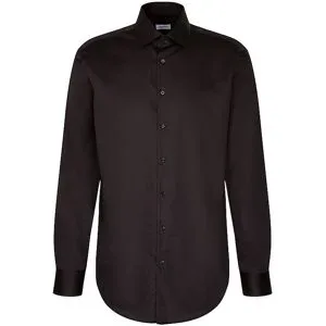 SEIDENSTICKER Hemd Regular Fit  schwarz   42 Herren