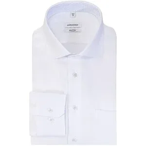 SEIDENSTICKER Hemd weiss   45 Herren