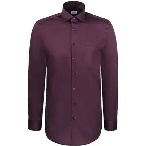 SEIDENSTICKER Business Hemd Comfort Fit dunkelrot   42 Herren
