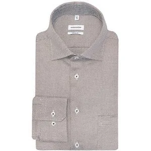 SEIDENSTICKER Hemd Regular Fit braun   41 herren