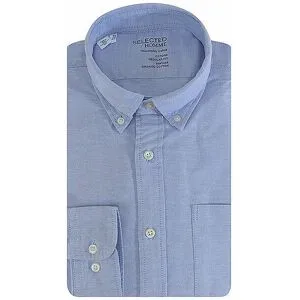 SELECTED Hemd blau   L Herren