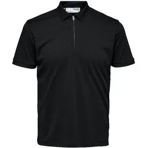SELECTED Poloshirt SLHFAVE schwarz   L Herren