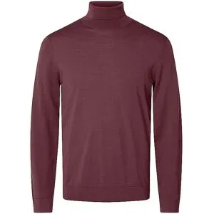 SELECTED Rollkragenpullover SLMTRAY dunkelrot   XL Herren