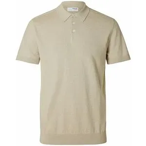 SELECTED Poloshirt SLHBERG beige   XL Herren