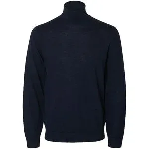 SELECTED Rollkragenpullover SLHTRAY dunkelblau   M Herren