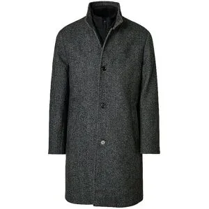SELECTED Wollmantel SLHRAINAR schwarz   XL Herren