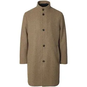SELECTED Wollmantel SLHRAINAR beige   L Herren