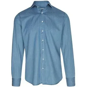 PROFUOMO Hemd Slim Fit  blau   45 Herren