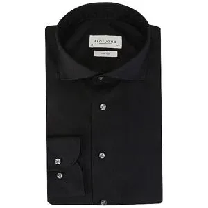 PROFUOMO Hemd Slim Fit schwarz   39 herren