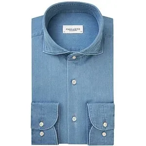 PROFUOMO Hemd Slim Fit  blau   43 herren