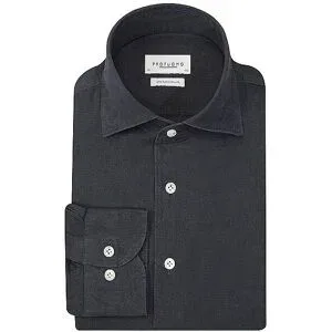 PROFUOMO Leinenhemd dunkelblau   38 herren
