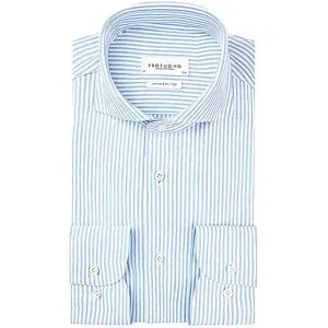 PROFUOMO Hemd Japanese Knit weiss   37 herren