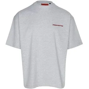 PROHIBITED T-Shirt  hellgrau   S Herren
