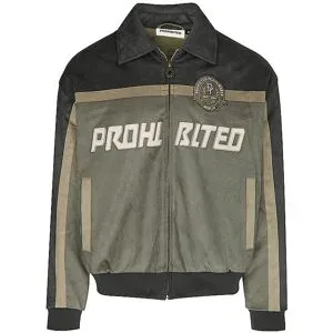PROHIBITED Jacke Oversized Fit dunkelgrün   S Herren