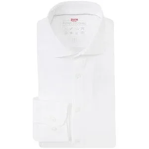 Pure Jerseyhemd Slim Fit  weiss   42 Herren
