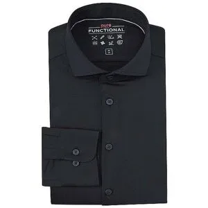 Pure Jerseyhemd Slim Fit  dunkelblau   40 Herren