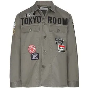 REPLAY Overshirt  olive   M Herren
