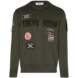 REPLAY Pullover  olive   M Herren
