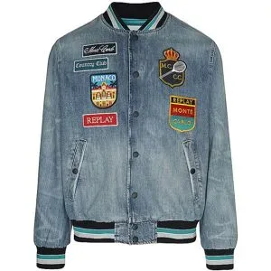 REPLAY Jeansjacke MONTE-CARLO hellblau   L herren