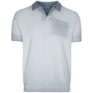 REPLAY Poloshirt  blau   L herren