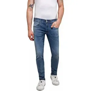 REPLAY Jeans Slim Fit Anbass Hyperflex Bio hellblau   34/L30 herren