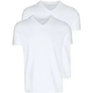 WINDSOR T-Shirt 2er Pkg. white weiss   L Herren