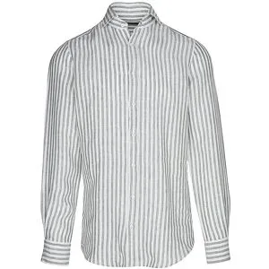WINDSOR Leinenhemd LANO-W dunkelgrün   41 Herren