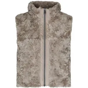 COVERED Gilet in Felloptik CLEO 2 beige   L Damen
