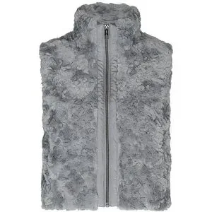 COVERED Gilet in Felloptik CLEO 2 grau   M Damen