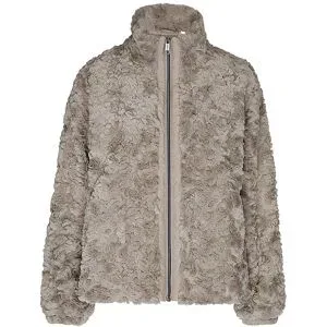 COVERED Jacke in Felloptik CHLOE 2 beige   XL Damen