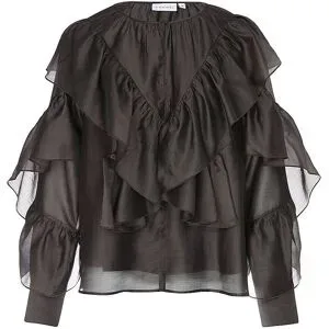 COMMA Bluse  braun   44 Damen