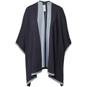 COMMA Cape - Poncho  dunkelblau Damen