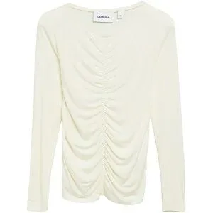 COMMA Langarmshirt  creme   46 Damen