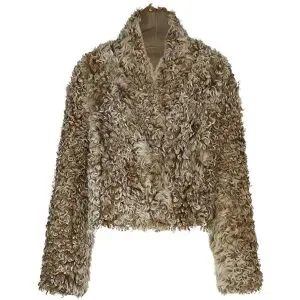 ARMA Shearling Jacke MOONEY FOREST  olive   40 Damen