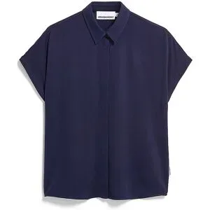ARMEDANGELS Bluse LARISAANA dunkelblau   L Damen