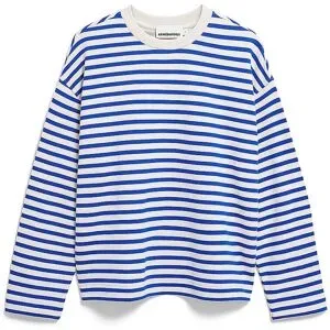 ARMEDANGELS Sweater Oversized Fit FRANKAA  STRIPES creme   XS Damen