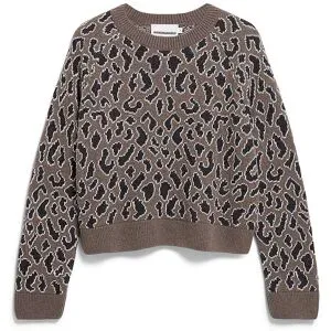 ARMEDANGELS Pullover DILIRIAA LEOPAA  camel   XXL damen