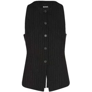 Boss Gilet Slim Fit JULERAN schwarz   38 damen