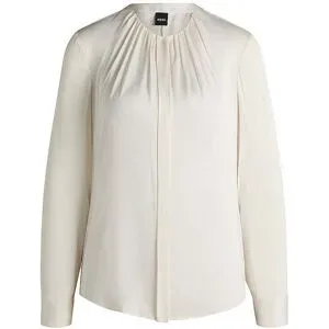 Boss Seidenbluse BANORAH weiss   40 damen