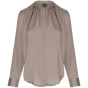 Boss Seidenbluse BANORAH braun   44 damen
