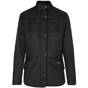 BARBOUR Leichtsteppjacke CAVALRY POLARQULIT schwarz   36 damen