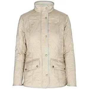 BARBOUR Leichtsteppjacke CAVALRY POLARQULIT beige   38 damen