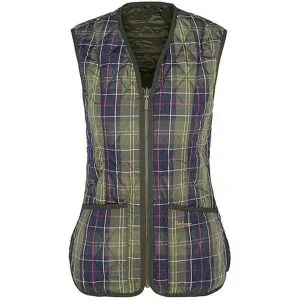BARBOUR Wendegilet TARTAN BETTY grün   44 Damen
