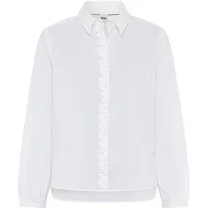Brax Bluse VIC FRILL weiss   40 Damen