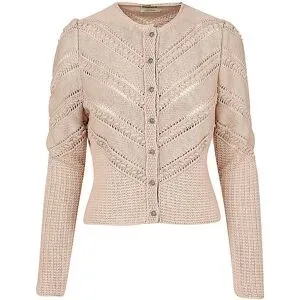 GOTTSEIDANK Trachten Strickjacke OPHELIA beige   XXL Damen