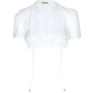 GOTTSEIDANK Dirndlbluse  weiss   34 damen