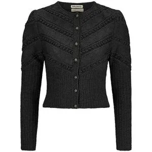 GOTTSEIDANK Trachten Strickjacke OPHELIA schwarz   XS Damen